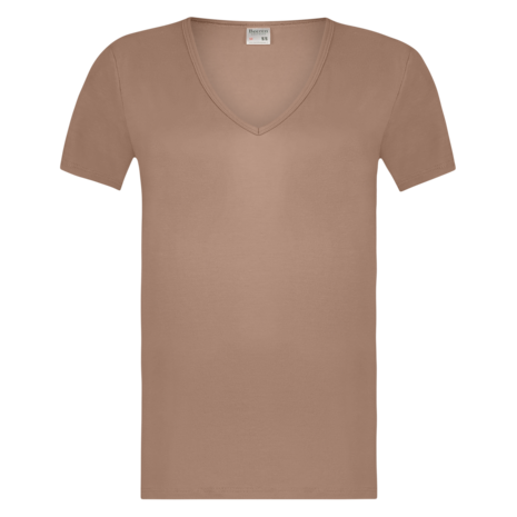 Beeren Heren T-shirt M181 Green Comfort Diepe V-Hals