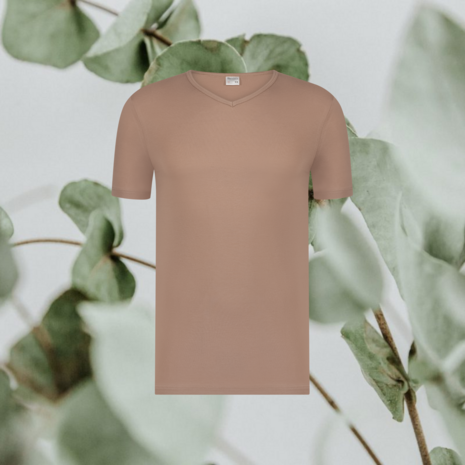 Beeren Heren T-shirt M181 Green Comfort V-Hals