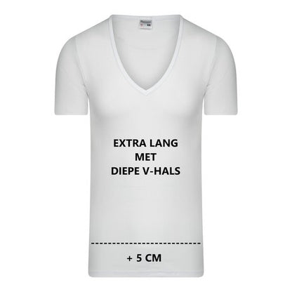 Beeren Heren T-shirt M3000 Diepe V-hals E.L