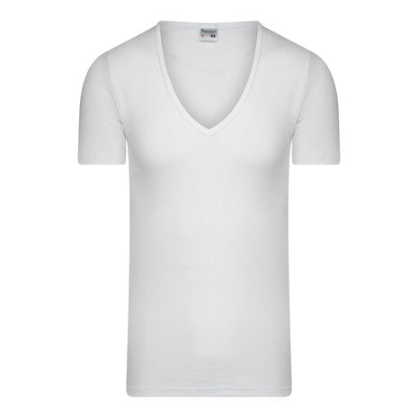 Beeren Heren T-shirt M3000 Diepe V-hals E.L