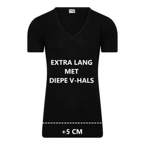 Beeren Heren T-shirt M3000 Diepe V-hals E.L