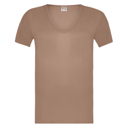 Beeren Heren T-shirt M181 Green Comfort Diepe V-Hals